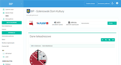 Desktop Screenshot of bip.gdk.goleniow.pl