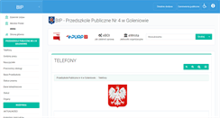 Desktop Screenshot of bip.pp4.goleniow.pl