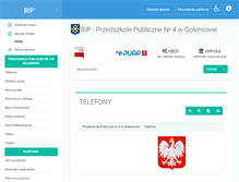 Tablet Screenshot of bip.pp4.goleniow.pl