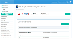 Desktop Screenshot of bip.zspbialun.goleniow.pl