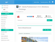 Tablet Screenshot of bip.sp4.goleniow.pl