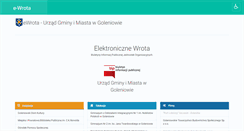 Desktop Screenshot of e-wrota.goleniow.pl