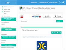 Tablet Screenshot of bip.goleniow.pl